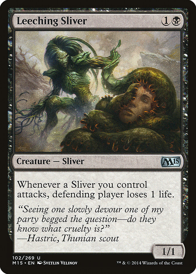 Leeching Sliver [Magic 2015] - The Mythic Store | 24h Order Processing