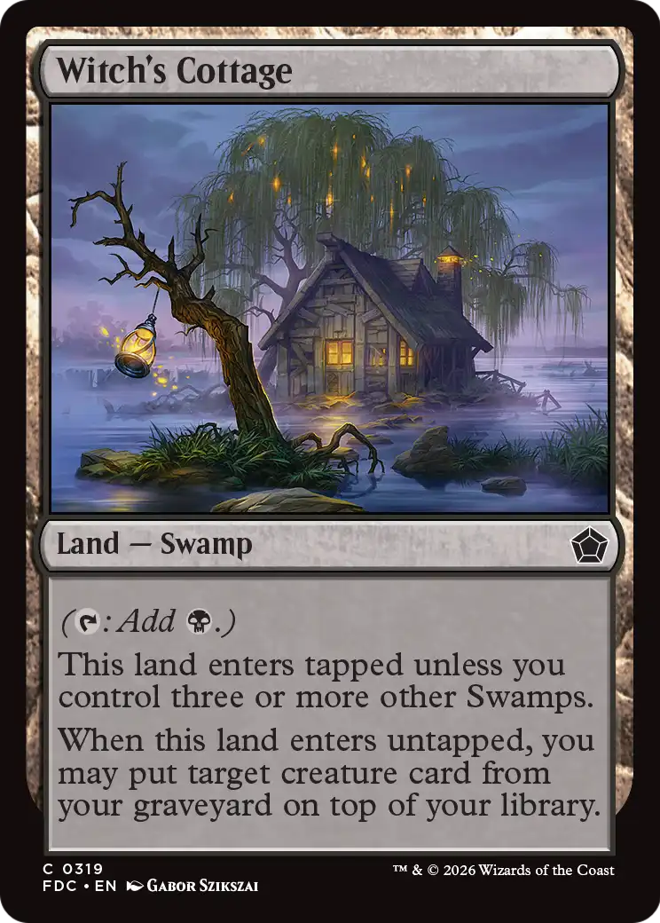 Witch's Cottage [Foundations Commander] - The Mythic Store | 24h Order Processing