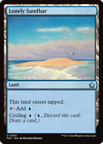 Lonely Sandbar [Foundations Commander] - The Mythic Store | 24h Order Processing