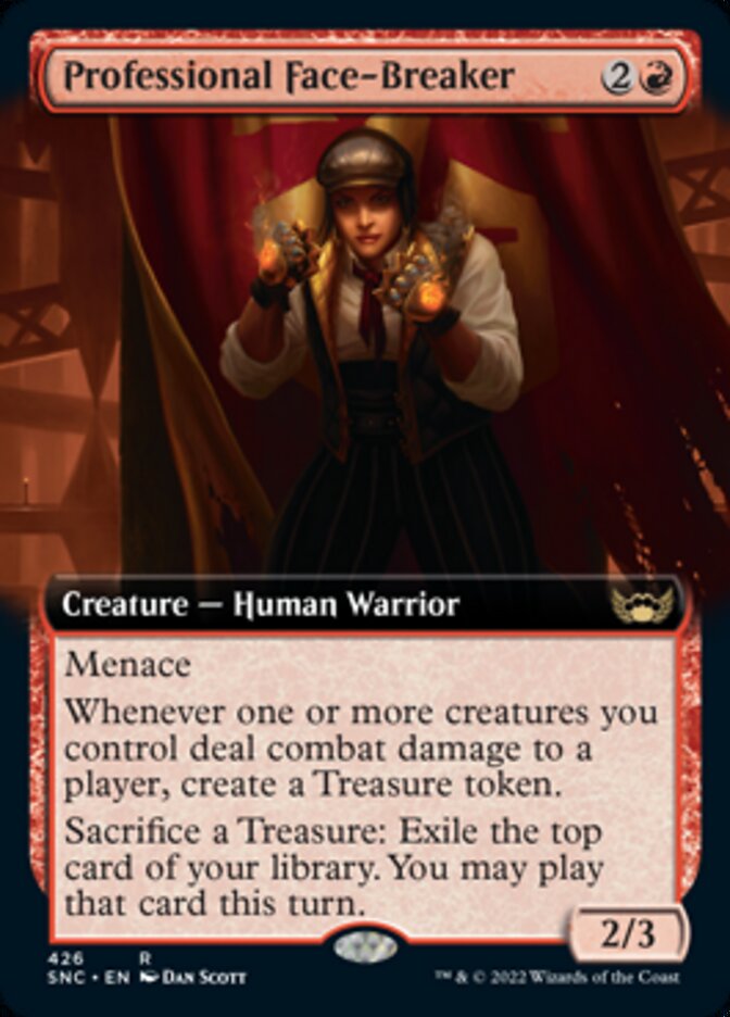 Professional Face-Breaker (Extended Art) [Streets of New Capenna] - The Mythic Store | 24h Order Processing