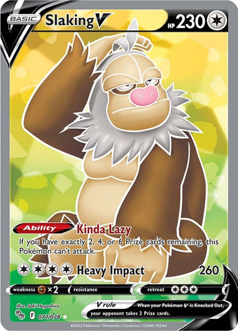Slaking V (077/078) [Pokémon GO] - The Mythic Store | 24h Order Processing