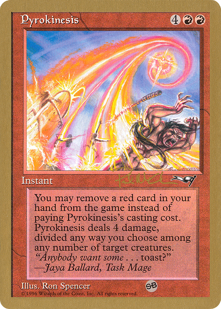 Pyrokinesis (Paul McCabe) (SB) [World Championship Decks 1997] - The Mythic Store | 24h Order Processing