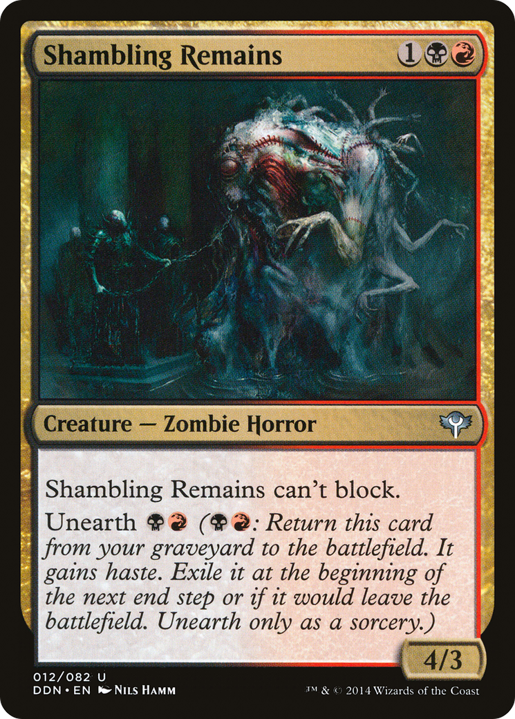 Shambling Remains [Duel Decks: Speed vs. Cunning] - The Mythic Store | 24h Order Processing