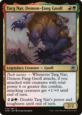 Targ Nar, Demon-Fang Gnoll [Dungeons & Dragons: Adventures in the Forgotten Realms] - The Mythic Store | 24h Order Processing