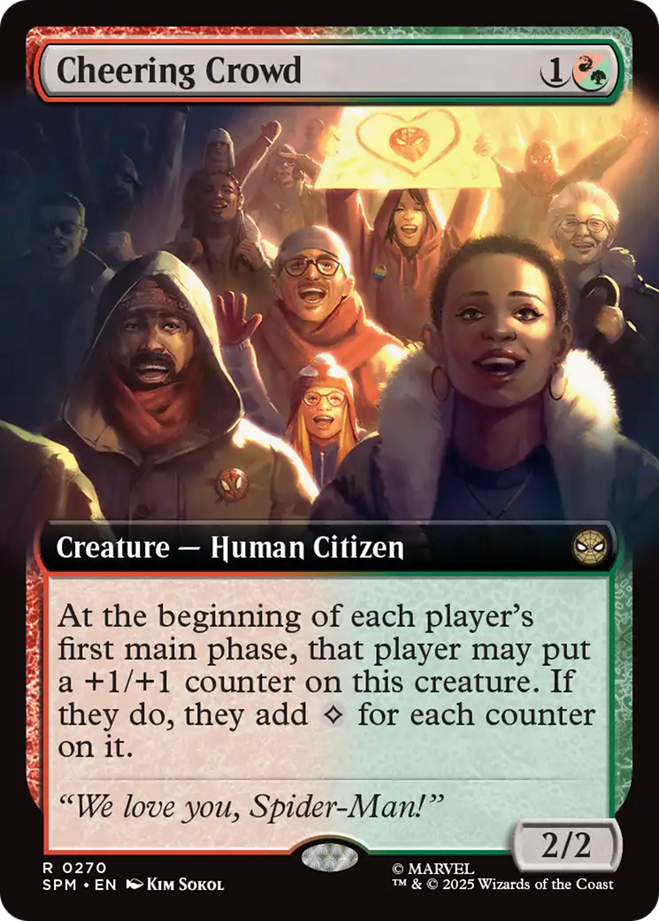 Cheering Crowd (Extended Art) [Marvel's Spider-Man] - The Mythic Store | 24h Order Processing