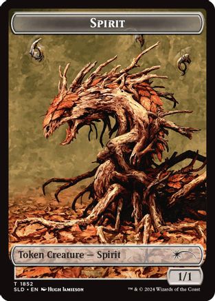 Spirit (SLD) // Shapeshifter (KHM) Double-sided Token (SLD-1852 // 8) - Secret Lair Drop Series - The Mythic Store | 24h Order Processing