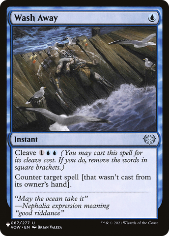 Wash Away [The List] - The Mythic Store | 24h Order Processing