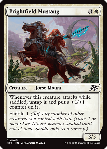 Brightfield Mustang [Aetherdrift] - The Mythic Store | 24h Order Processing