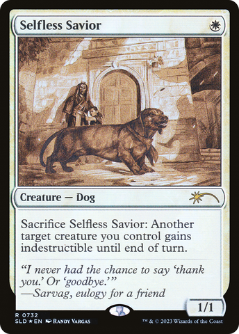 Selfless Savior (Sketch) [Secret Lair Drop Promos] - The Mythic Store | 24h Order Processing