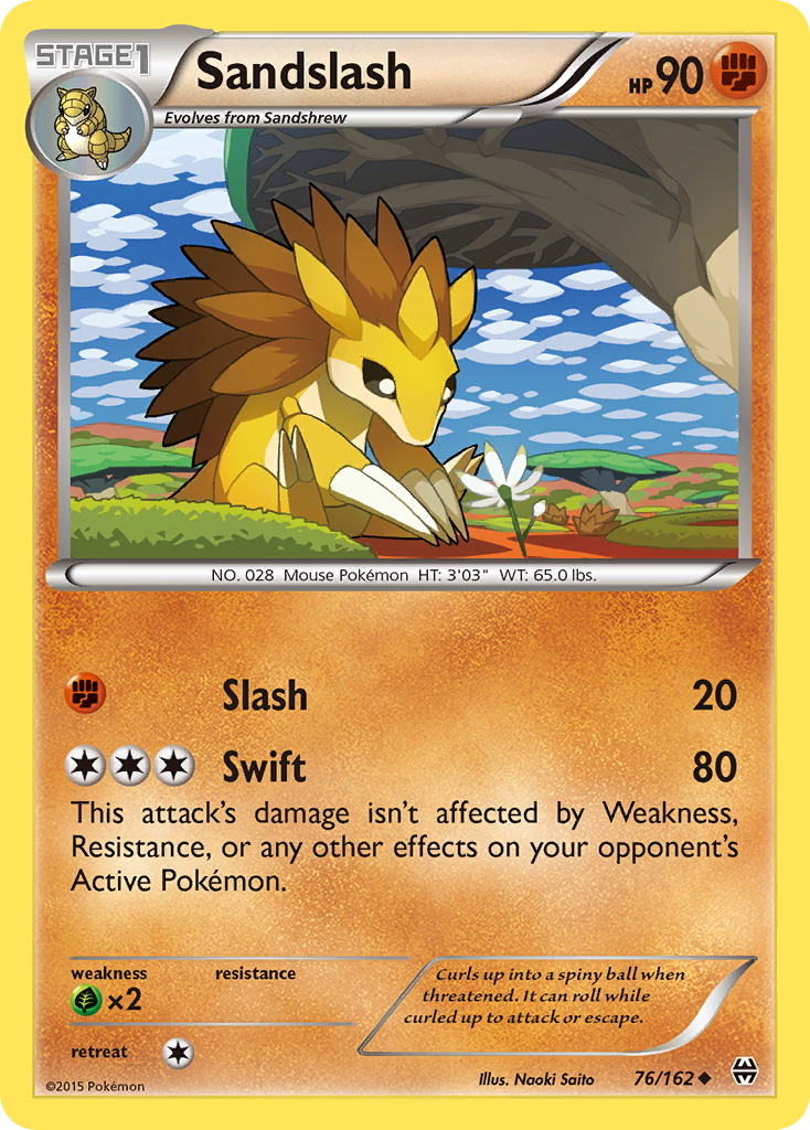 Sandslash (76/162) [XY: BREAKthrough] - The Mythic Store | 24h Order Processing