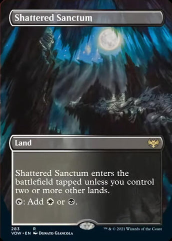 Shattered Sanctum (Borderless Alternate Art) [Innistrad: Crimson Vow] - The Mythic Store | 24h Order Processing