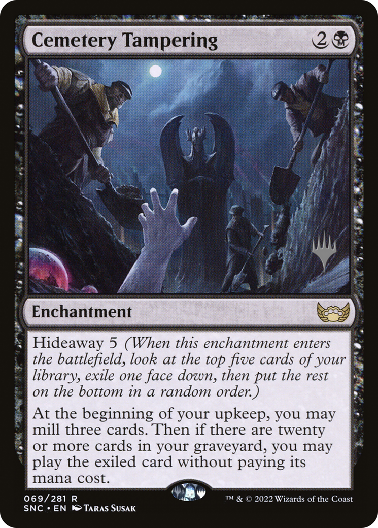 Cemetery Tampering (Promo Pack) [Streets of New Capenna Promos] - The Mythic Store | 24h Order Processing