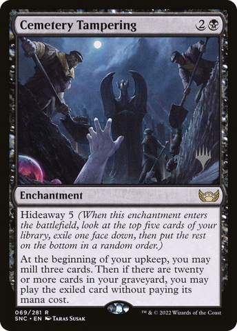 Cemetery Tampering (Promo Pack) [Streets of New Capenna Promos] - The Mythic Store | 24h Order Processing