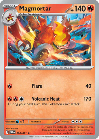 Magmortar (010/091) (Theme Deck Exclusive) [Scarlet & Violet: Paldean Fates] - The Mythic Store | 24h Order Processing