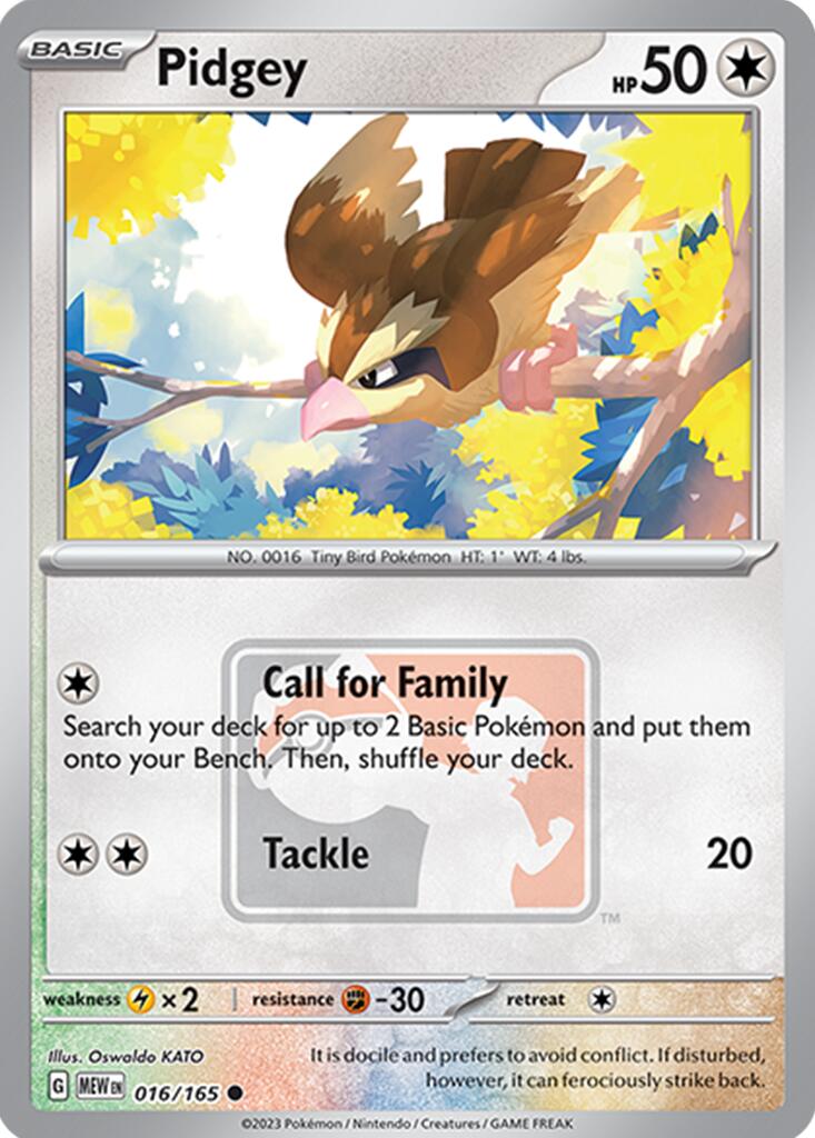Pidgey (016/165) [League & Championship Cards] - The Mythic Store | 24h Order Processing