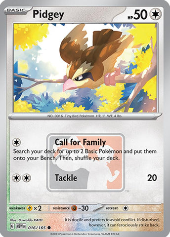Pidgey (016/165) [League & Championship Cards] - The Mythic Store | 24h Order Processing