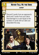 Never Tell Me the Odds (208/262) (208/257) [Jump to Lightspeed] - The Mythic Store | 24h Order Processing