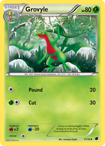 Grovyle (7/116) [Black & White: Plasma Freeze] - The Mythic Store | 24h Order Processing