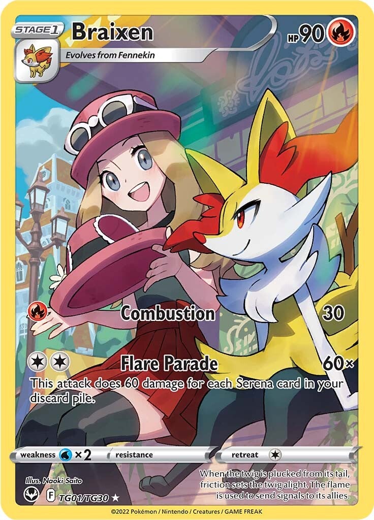 Braixen (TG01/TG30) [Sword & Shield: Silver Tempest] - The Mythic Store | 24h Order Processing