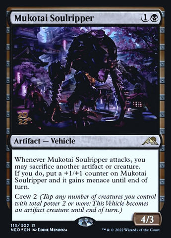 Mukotai Soulripper [Kamigawa: Neon Dynasty Prerelease Promos] - The Mythic Store | 24h Order Processing