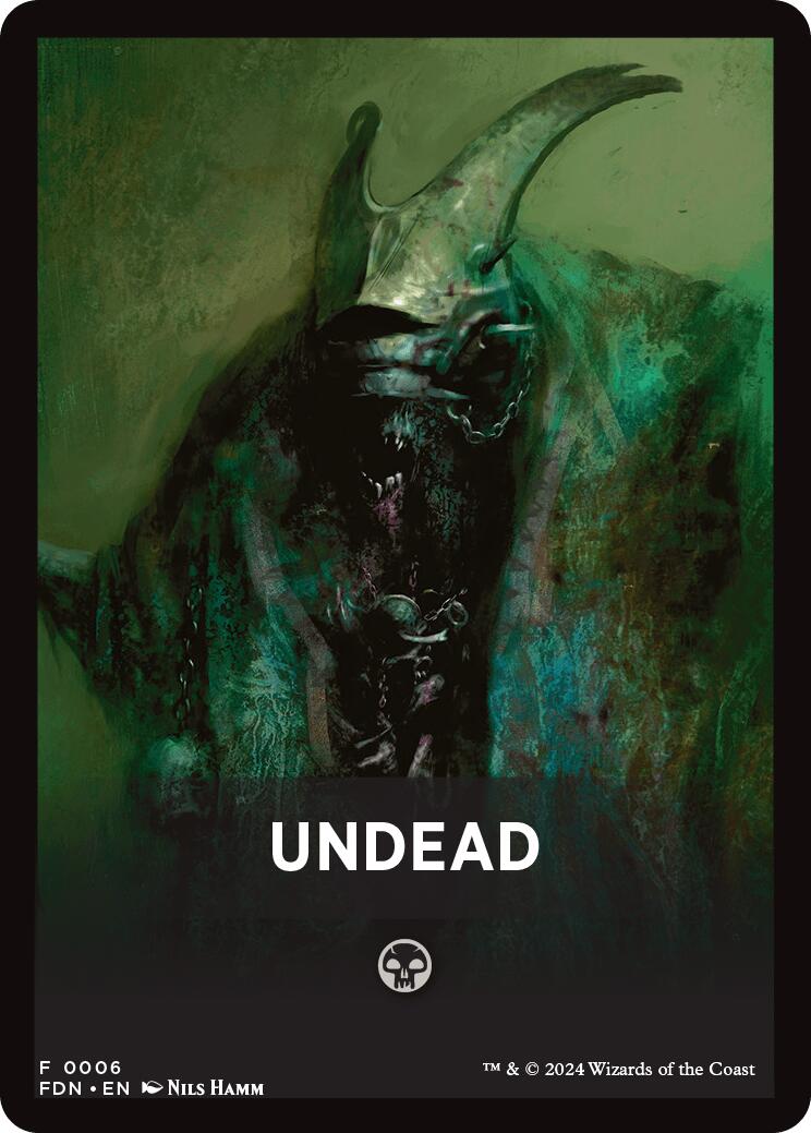 Undead Theme Card [Foundations Tokens] - The Mythic Store | 24h Order Processing