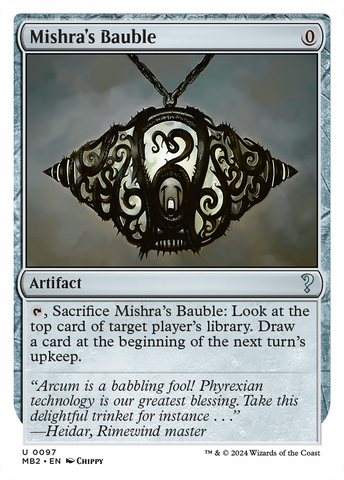 Mishra's Bauble (White Border) [Mystery Booster 2] - The Mythic Store | 24h Order Processing