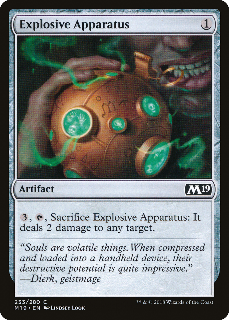 Explosive Apparatus [Core Set 2019] - The Mythic Store | 24h Order Processing