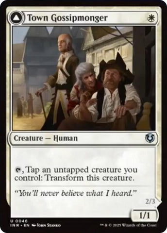 Town Gossipmonger // Incited Rabble [Innistrad Remastered] - The Mythic Store | 24h Order Processing