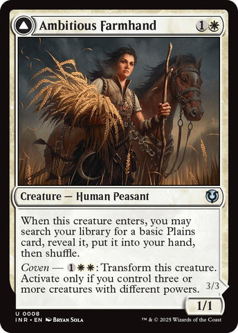 Ambitious Farmhand // Seasoned Cathar [Innistrad Remastered] - The Mythic Store | 24h Order Processing