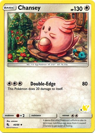 Chansey (46/68) (Pikachu Stamp #5) [Battle Academy 2020] - The Mythic Store | 24h Order Processing