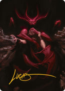 Infernal Grasp Art Card (Gold-Stamped Signature) [Innistrad Remastered Art Series] - The Mythic Store | 24h Order Processing