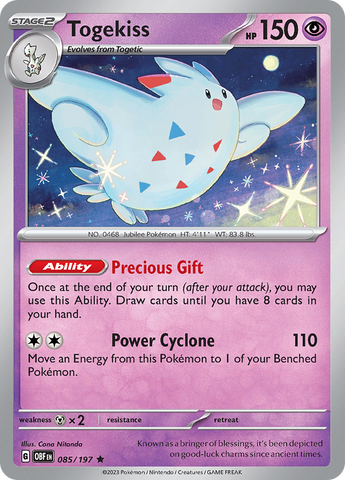 Togekiss (085/197) [Scarlet & Violet: Obsidian Flames] - The Mythic Store | 24h Order Processing