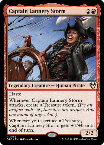 Captain Lannery Storm [Outlaws of Thunder Junction Commander] - The Mythic Store | 24h Order Processing