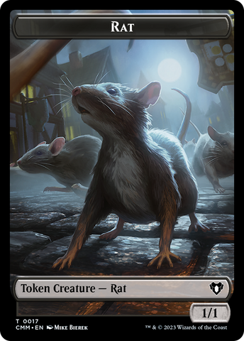 Rat Token [Commander Masters Tokens] - The Mythic Store | 24h Order Processing