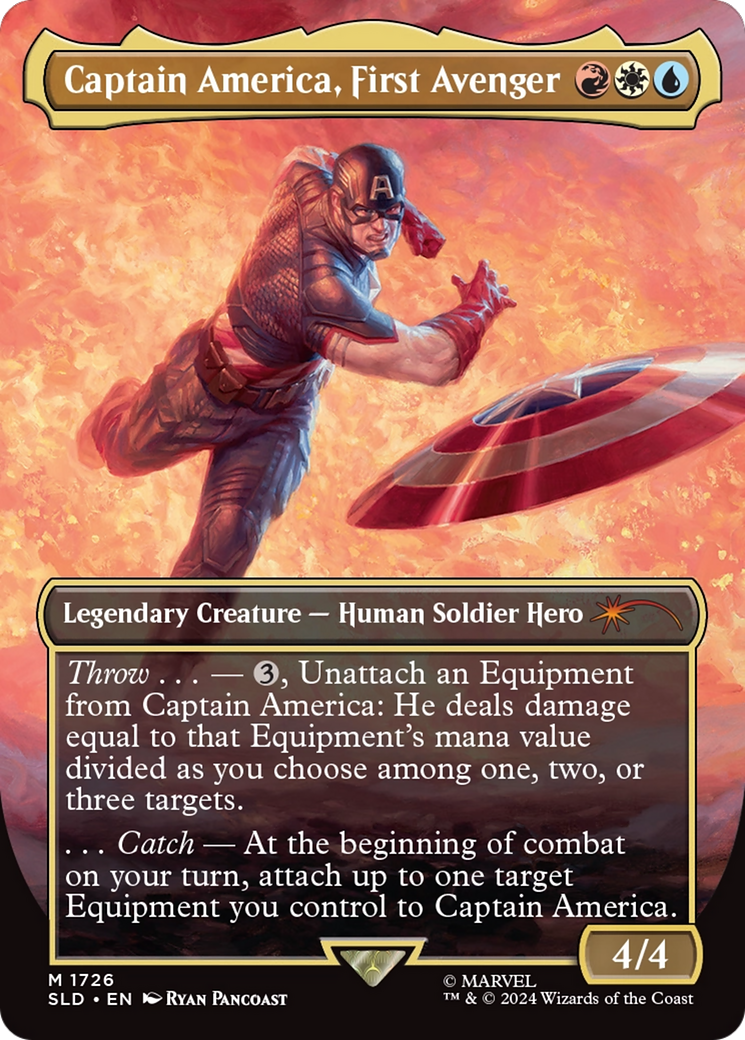 Captain America, First Avenger (Rainbow Foil) [Secret Lair Drop Series] - The Mythic Store | 24h Order Processing