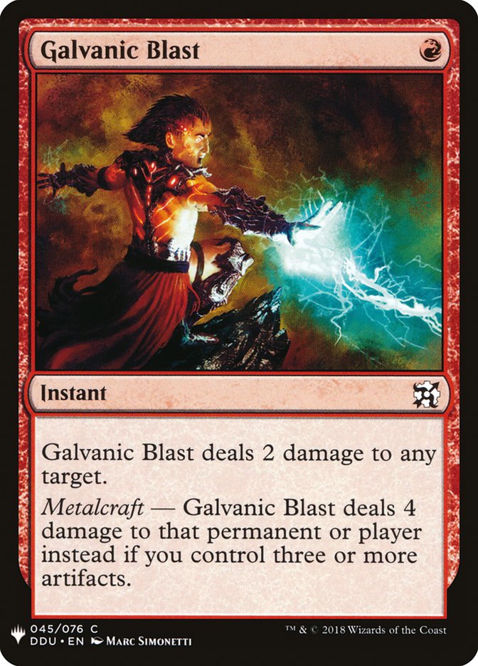 Galvanic Blast [Mystery Booster] - The Mythic Store | 24h Order Processing