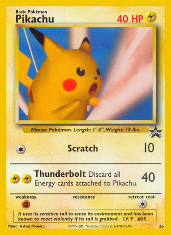 Pikachu (26) [Wizards of the Coast: Black Star Promos] - The Mythic Store | 24h Order Processing