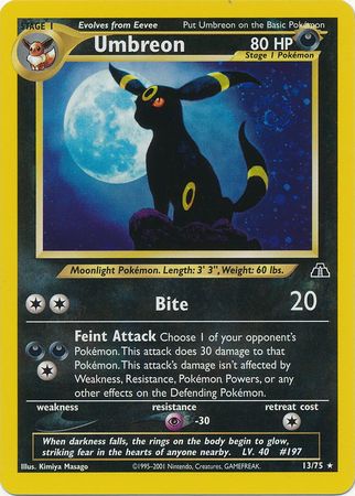 Umbreon (13/75) [Neo Discovery Unlimited] - The Mythic Store | 24h Order Processing