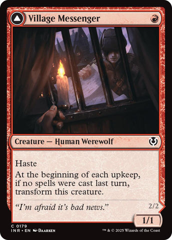 Village Messenger // Moonrise Intruder [Innistrad Remastered] - The Mythic Store | 24h Order Processing