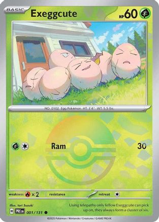Exeggcute (001/131) (Poke Ball Pattern) [Scarlet & Violet: Prismatic Evolutions] - The Mythic Store | 24h Order Processing