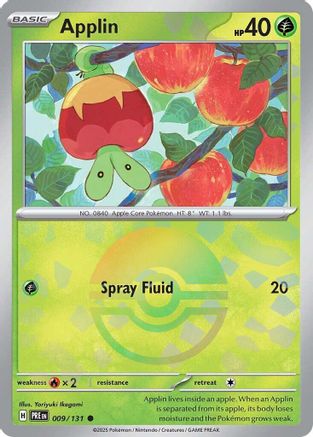 Applin (009/131) (Poke Ball Pattern) [Scarlet & Violet: Prismatic Evolutions] - The Mythic Store | 24h Order Processing