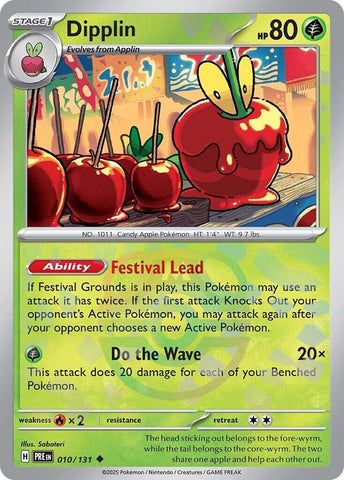 Dipplin (010/131) (Master Ball Pattern) [Scarlet & Violet: Prismatic Evolutions] - The Mythic Store | 24h Order Processing