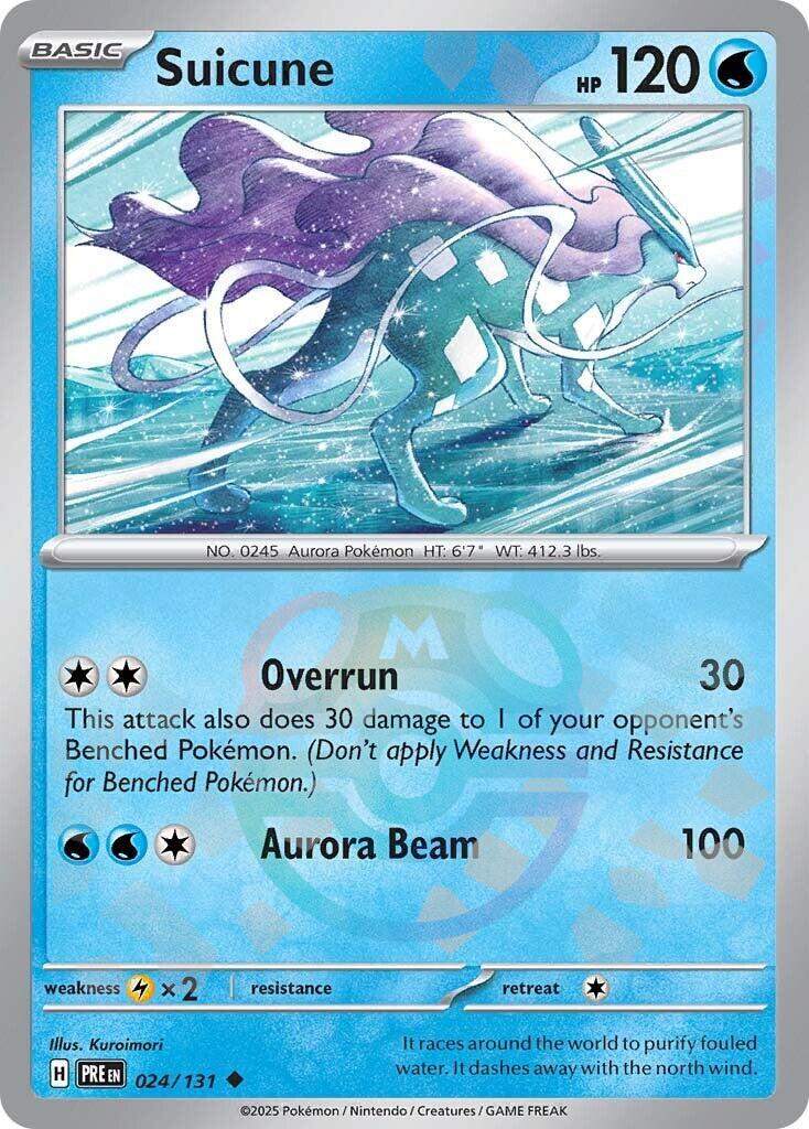 Suicune (024/131) (Master Ball Pattern) [Scarlet & Violet: Prismatic Evolutions] - The Mythic Store | 24h Order Processing