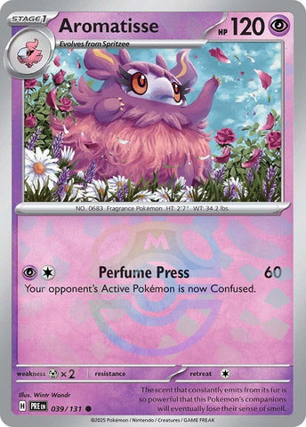 Aromatisse (039/131) (Master Ball Pattern) [Scarlet & Violet: Prismatic Evolutions] - The Mythic Store | 24h Order Processing
