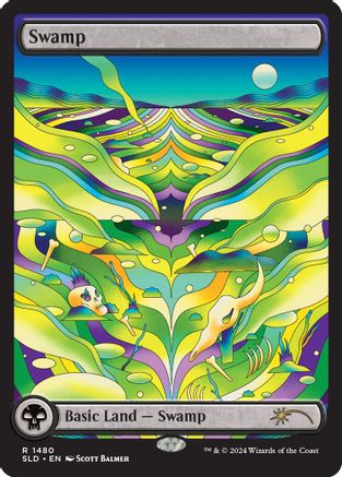 Swamp (1480) (SLD-1480) - Secret Lair Drop Series - The Mythic Store | 24h Order Processing