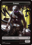 Zombie (0011) // Zombie (0012) Double-Sided Token [Innistrad Remastered Tokens] - The Mythic Store | 24h Order Processing