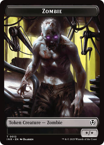 Zombie (0011) // Zombie (0012) Double-Sided Token [Innistrad Remastered Tokens] - The Mythic Store | 24h Order Processing