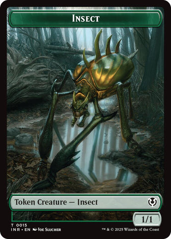 Insect // Spider Double-Sided Token [Innistrad Remastered Tokens] - The Mythic Store | 24h Order Processing
