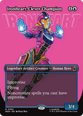 Ironheart, Clever Champion (Borderless) [Marvel Super Heroes] - The Mythic Store | 24h Order Processing