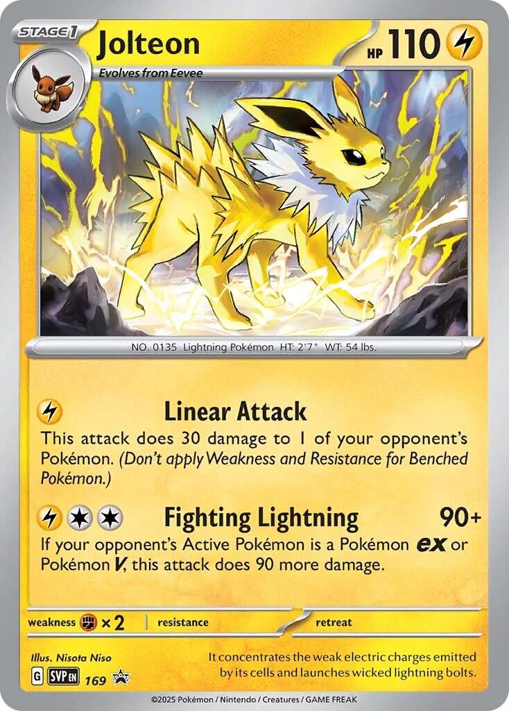 Jolteon (SVP169) [Scarlet & Violet: Black Star Promos] - The Mythic Store | 24h Order Processing